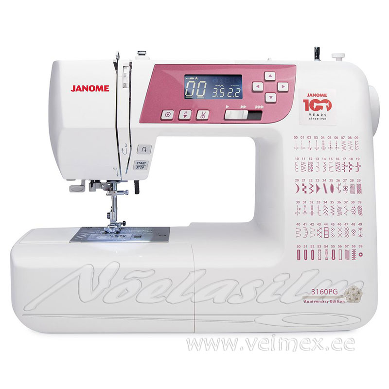 Elektromehaaniline-õmblusmasin-Janome-3160-PG-Anniversary-Edition-sewing-machine-veimex.ee Elektromehaaniline õmblusmasin Janome 3160 PG Anniversary Edition
