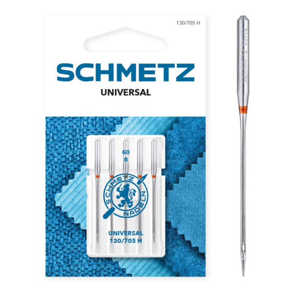 Schmetz Õmblusmasina Nõelad 5-set 130/705 H Universal suurus 60-8